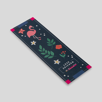 Lesezeichen, farbig bedruckt, liegend