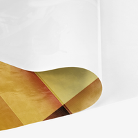 Leuchtplakat, farbig bedruckt, details