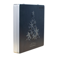 Lindt X-Mas Box, 4/0 farbig bedruckt (Deckel bedruckt), Seitenansicht