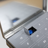 Lindt X-Mas Box, 4/0 farbig bedruckt (Deckel bedruckt), Detailansicht