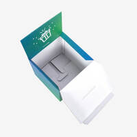 Losbox, farbig bedruckt, Vogelperspektive