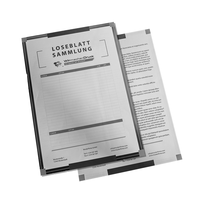 Loseblattsammlung, bedruckt, Rückseite