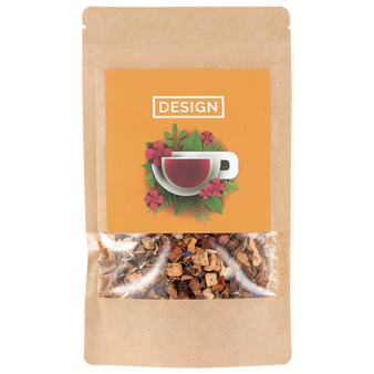 naturfarbene Doybag von vorne mit 70g Inhalt