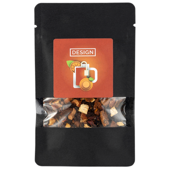 schwarze Doybag von vorne mit 14g Inhalt