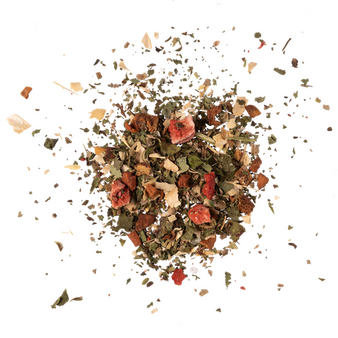 Loser Kräutertee mit Erdbeeren