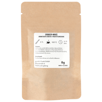 naturfarbene Doybag von hinten 8g Inhalt