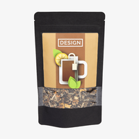 Loser Schwarztee in Doybag, 4/0-farbig einseitig bedruckt