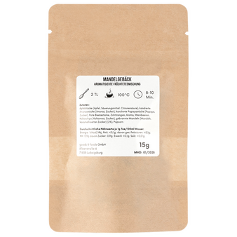 naturfarbene Doybag von hinten mit 15g Inhalt