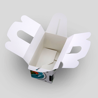 Lunchbox mit Tragegriff (10 x 6 x 9 cm) einseitig bedruckt 4/0-farbig, offen