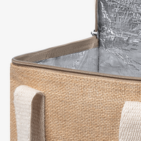 Lunch-Kühltasche mit Fach, ohne Werbeanbringung