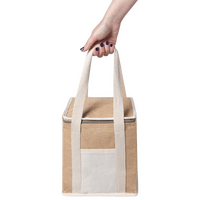 Lunch-Kühltasche mit Fach, ohne Werbeanbringung