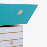 Box, farbig bedruckt, details