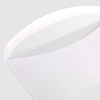 Maschinenkuvertierhüllen DIN lang quer, nassklebend mit Fenster, beidseitig 1/1 bedruckt, Lasche