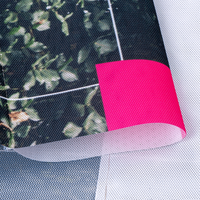 Planen, farbig bedruckt, liegend mit Saum