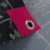 Planen, farbig bedruckt, liegend mit Oesen