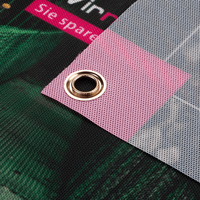 Planen, farbig bedruckt, liegend mit Oesen