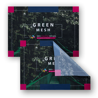 Planen, farbig bedruckt, liegend, rechteck