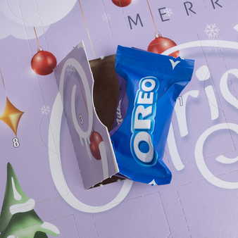 Milka Favourites-Adventskalender, 4/0-farbig bedruckt