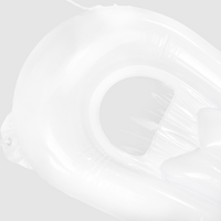 Mini-Luftmatratze, ohne Werbeanbringung