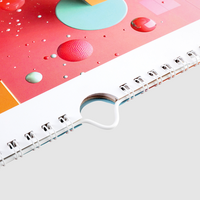 Monatskalender, DIN lang quer, Aufhängung