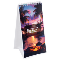 Monatstischkalender zum Aufstellen 13 Blatt DIN lang hoch (105 x 210 mm)