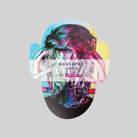 Mousepad, farbig bedruckt, Kopf Form, liegend