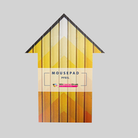 Mousepad, farbig bedruckt, Pfeil Form, liegend