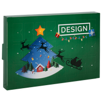 Multi Adventskalender: Lindt HELLO Mini Sticks, 4/0 farbig bedruckt