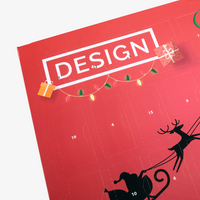 Multi Adventskalender: Lindt Lindor Kugel, 4/0 farbig bedruckt