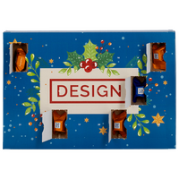 Multi Adventskalender: Ritter Sport Schokowürfel, 4/0 farbig bedruckt