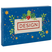 Multi Adventskalender: Ritter Sport Schokowürfel, 4/0 farbig bedruckt