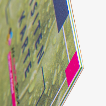 Multiloft-Visitenkarten, mit Farbkern in gr&uuml;n