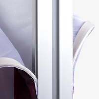 Nachhaltiger Akustikspannrahmen (beidseitig bespannt) freistehend