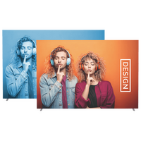 Nachhaltiger Akustikspannrahmen (beidseitig bespannt) freistehend