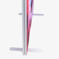 Nachhaltiger Akustikspannrahmen (beidseitig bespannt) freistehend