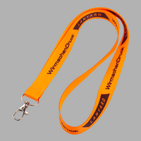 Neon-Lanyard mit einem Haken, Neon-orange