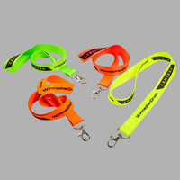 Neon-Lanyards, mit einem Haken, vier Farben