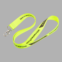 Neon-Lanyard mit einem Haken, Neongelb