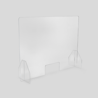 Niesschutz, transparent