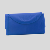 Non Woven Taschen faltbar, gefalten, blau