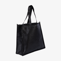 Non-Woven-Messetasche, zwei Farbtöne, Hinterseite