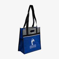 Non-Woven-Shopper, vier Henkel, Seitenansicht