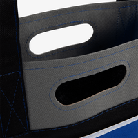 Non-Woven-Shopper, vier Henkel, Detailansicht