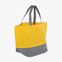 Non-Woven-Shopper, zwei Farbtöne, Hinterseite