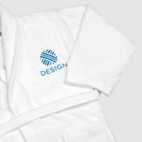 Organic-Bademantel, Detailansicht