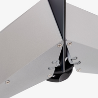 Paneelbasis aus Aluminium Silber