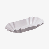 Pappschale 14,5 x 8 x 2,5 cm, weiß