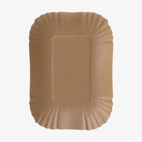 Pappschale 17,5 x 13 x 3 cm, naturbraun