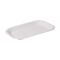 Pappschale 23 x 15 x 2 cm, weiß