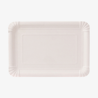 Pappteller rechteckig 20 x 13 cm